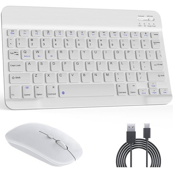 Small Ultra-Slim Bluetooth Keyboard & Mouse Combo
