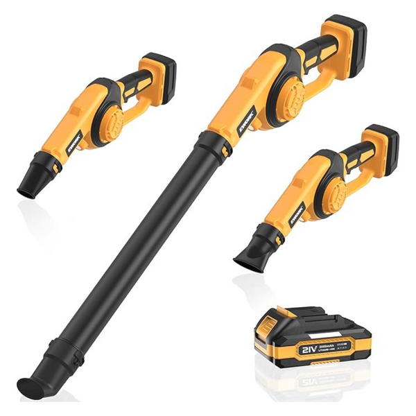 Ework Mini Cordless Up to 200 MPH 21V Small Electric Leaf Blower