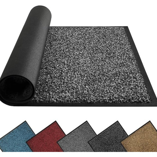 Mibao Rubber Backed Dirt Trapper Washable 20" x 32" Door Mat
