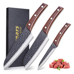 3-Piece Ultra Sharp High Carbon Stainless Steel Knife Set