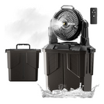 6L Bucket Portable 20000mAh Rechargeable Battery Misting Fans