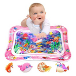 2-Pack Tummy Time Baby Water Play Mat