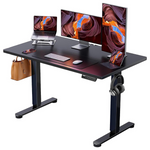 ErGear Height Adjustable Electric 48" x 24" Standing Desk (Black)