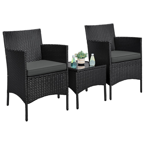 Yaheetech 3-Pieces Patio Porch Furniture Set