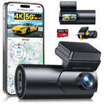 4K+1080P 5.8GHz WiFi & GPS Dash Camera