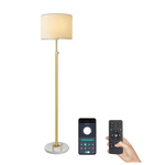 Adjustable Height Modern Marble Gold Floor Lamp