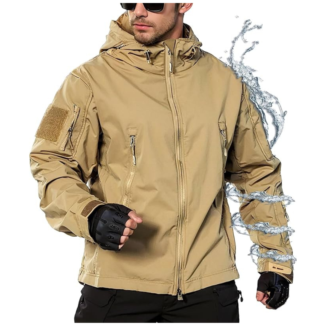 Men's Waterproof Lightweight Rain Hiking Jackets With Hood