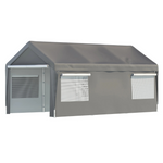 10 x 20 ft. Heavy Duty Steel Outdoor Carport Storage