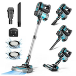 INSE 6-in-1 2200mAh Battery Rechargeable Cordless Stick Vacuum Cleaner