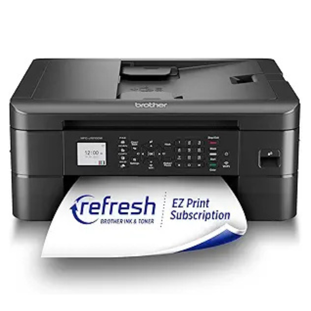 Brother MFC-J1010DW Wireless Color Inkjet 4-In-1 Printer With Duplex