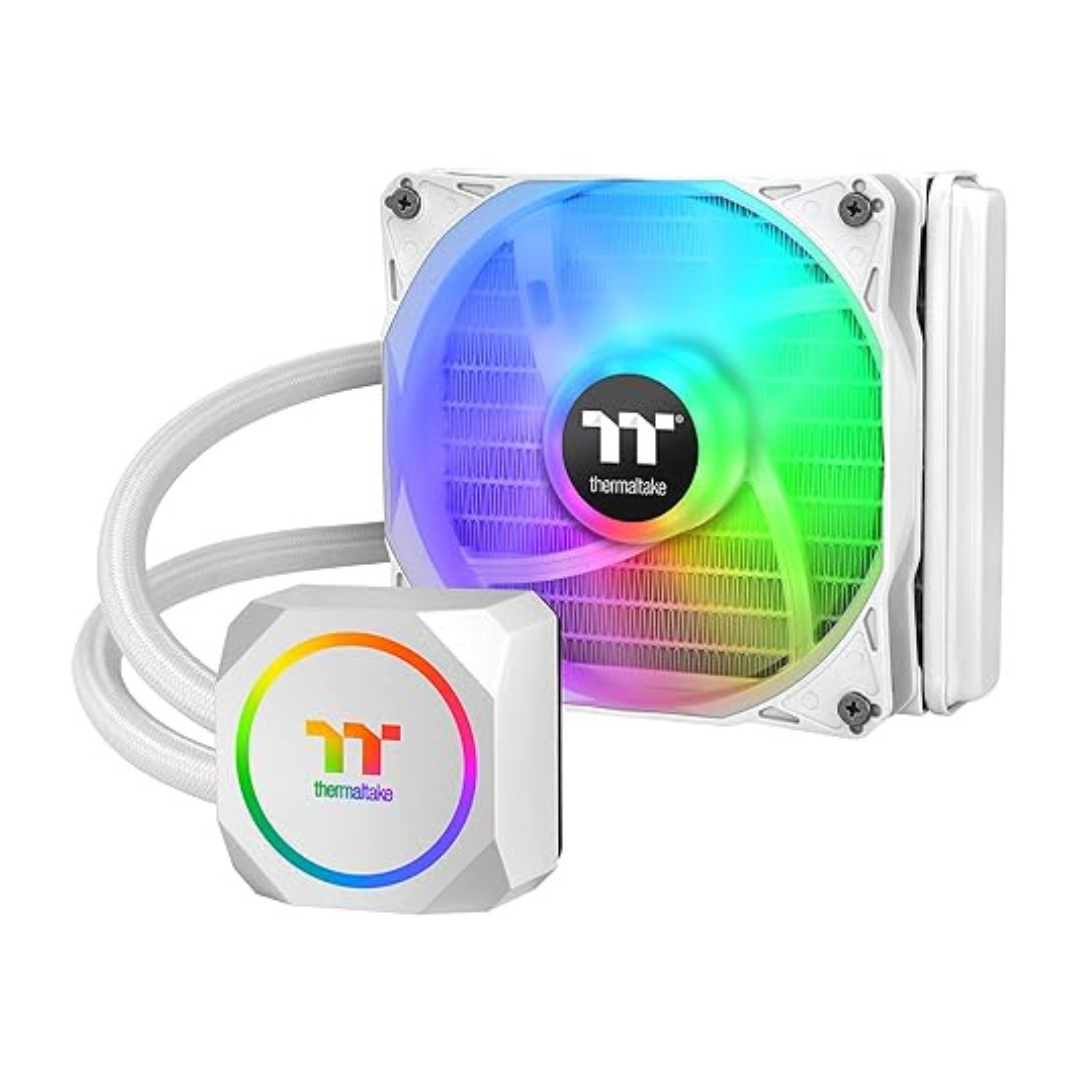 Thermaltake TH120 ARGB Motherboard Sync Snow Edition Intel Liquid Cooling System