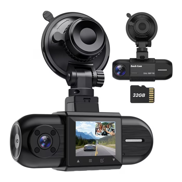 Nexpow M08 1080P FHD Front And Inside Dash Cam