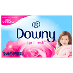 Downy Dryer Sheets Laundry Fabric Softener, April Fresh (240 Count)