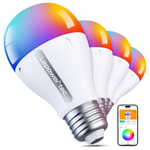 4-Pack 16 Million Colors Changing Smart LED Light Bulb W/ Alexa