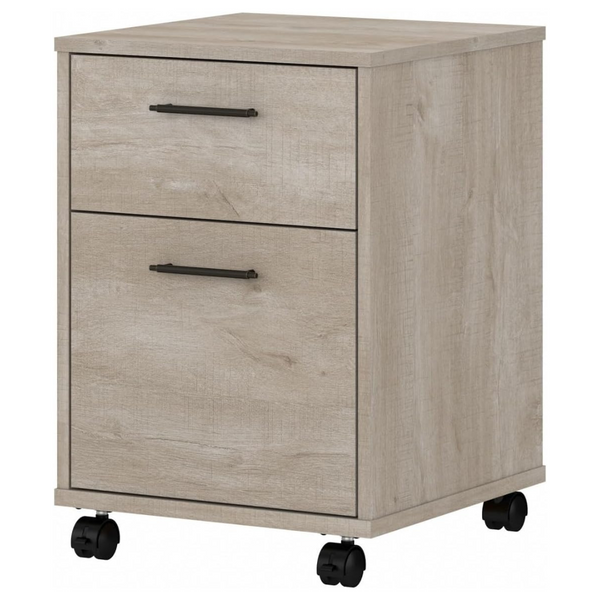 Bush Furniture Key West 2 Drawer Mobile Rolling File Cabinet