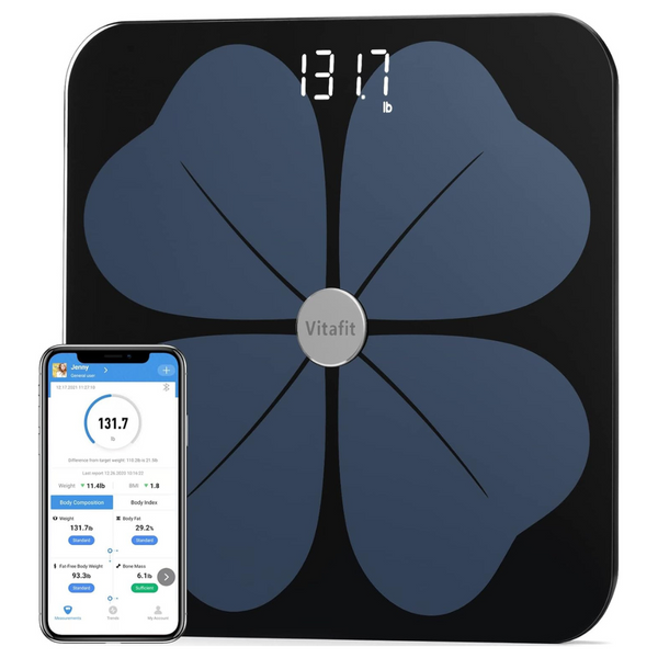 Smart Body Fat Weight Scale With App (400lb)