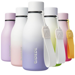 12oz Stainless Steel Insulated Water Bottle With Strap (Lilac)