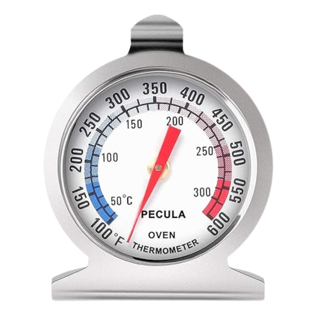Pecula 50-300 deg.C/100-600 Deg. F, Oven Analog Thermometer