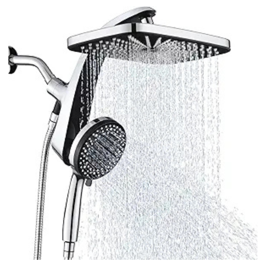 High Pressure Rain Upgrade Shower Head With Handheld Spray Combo