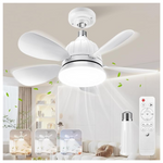 OSTIVE 18" 3 Colors 3000K-6500K Socket Fan Light With Remote