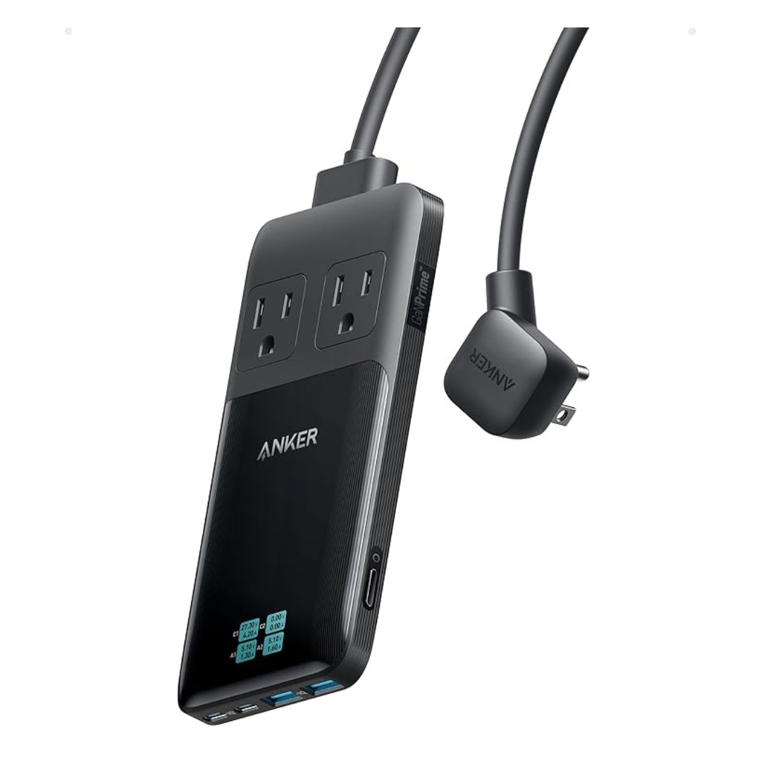 Anker Prime 6-In-1 140W USB C Charging Station W/ 5ft Extension Cord