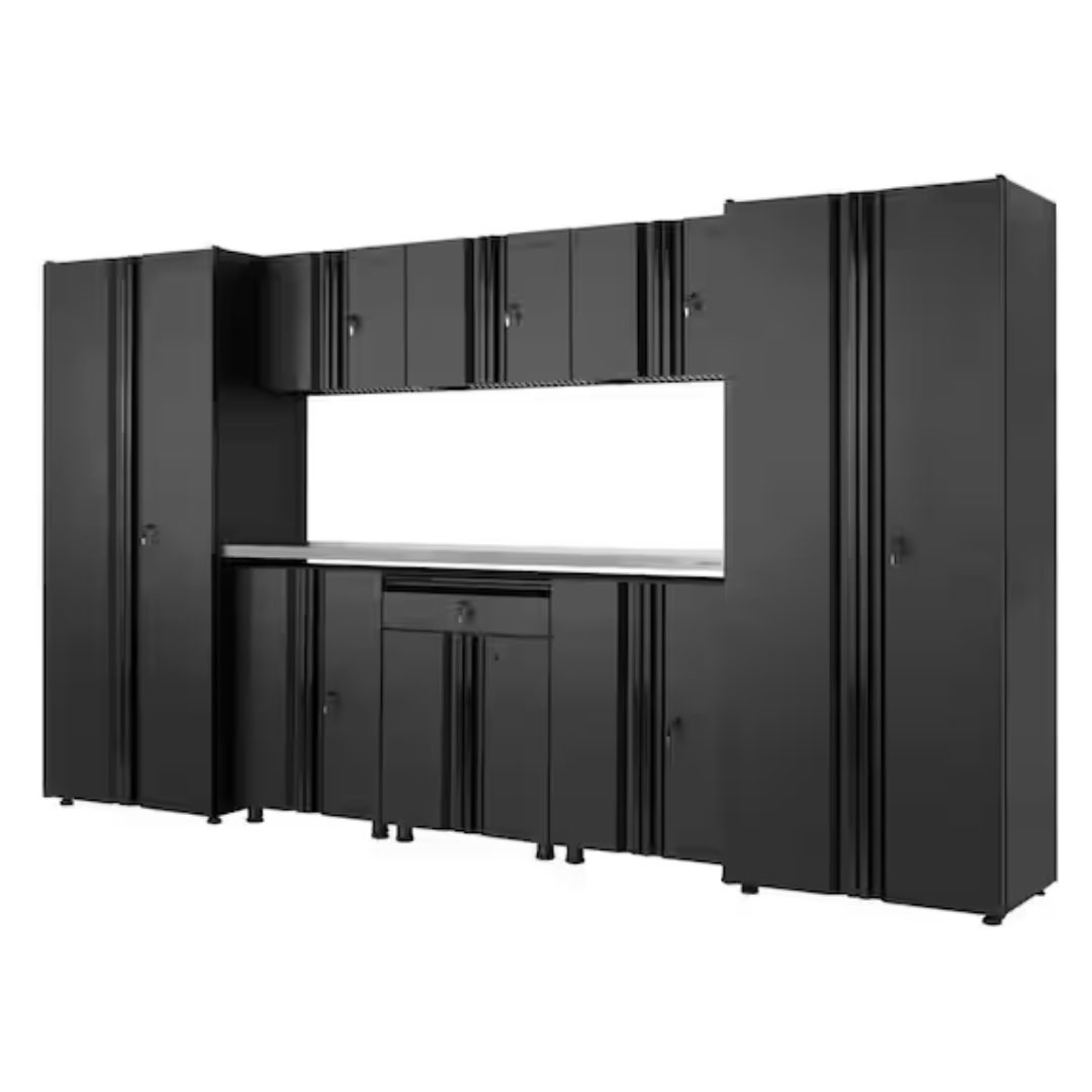 9-Piece Husky Regular Duty Welded Steel Garage Storage System