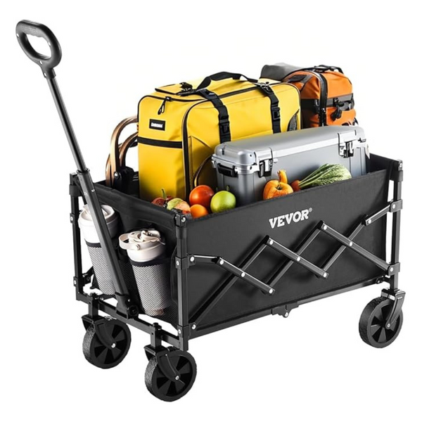 VEVOR 225lbs Capacity Collapsible Folding Wagon With Wheels