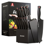 14-Piece German Stainless Steel Knives Block Set