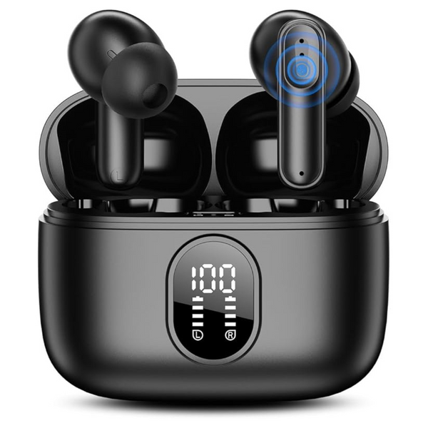42H Playtime LED Display & 4 ENC Mics Bluetooth 5.4 Earbuds