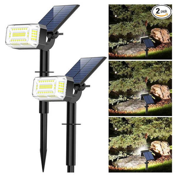 102 LED Solar Spot Lights Outdoor Waterproof IP65