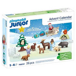 26-Piece Playmobil Kids Junior Advent Calendar: Snowy Christmas Playsets