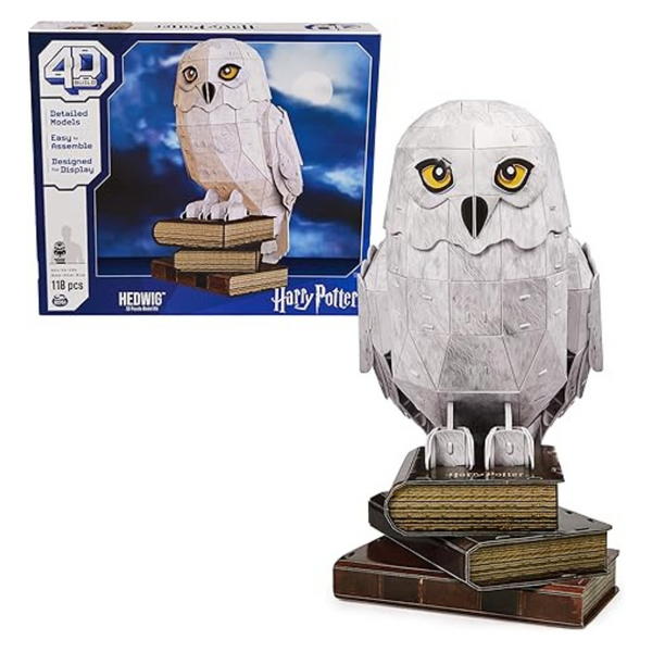 118-Piece 4D Build Harry Potter Hedwig 3D Model Kit Building Toys