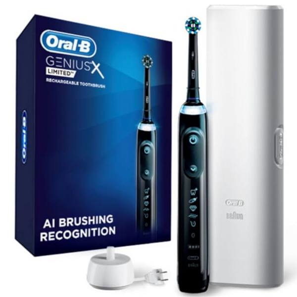 Oral-B Genius X Limited Rechargeable Electric Toothbrush (Black Or White)