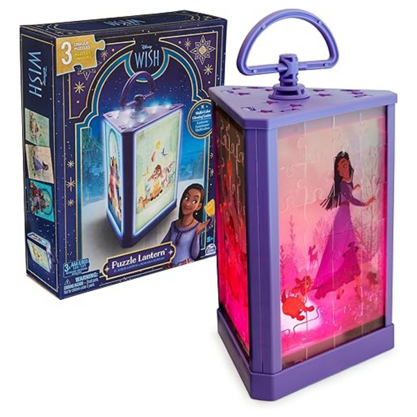 Disney Wish 24-Piece Puzzles Form Glowing Lantern