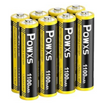 8-Pack Powxs 1100mAh Ni-MH High Power Rechargeable AAA Batteries