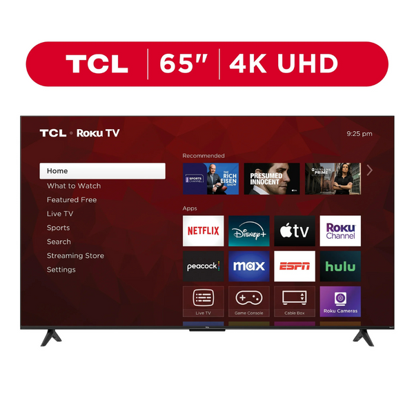 TCL 65S451 65" 4K Ultra HDR LED Smart Roku TV