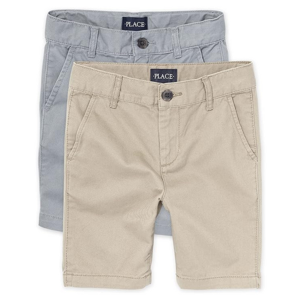 The Children’s Place Boys Stretch Chino Shorts (2 Pack)