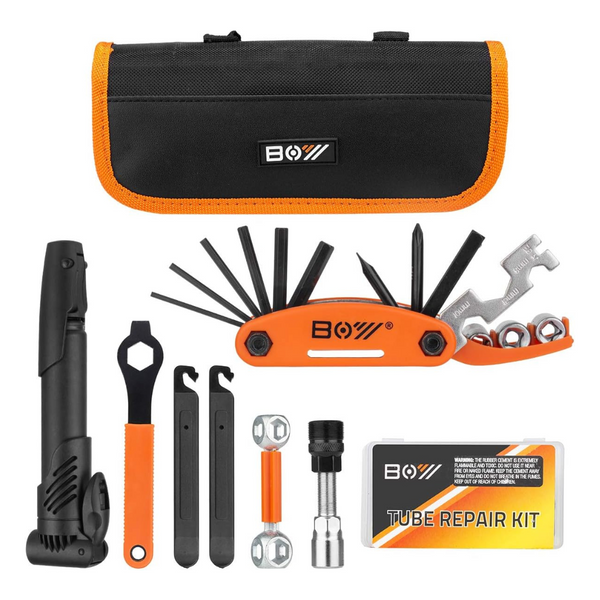 Xch Robots Bicycle Repair Bag With Tire Pump
