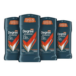 4-Pack 2.7oz Degree Advanced Men's Antiperspirant Deodorant