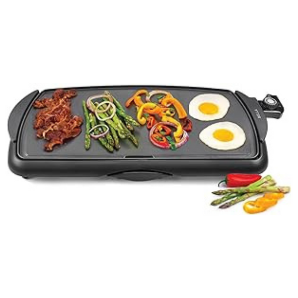 Bella 10" x 20" Electric Griddle & Flat Grill W/Nonstick Surface