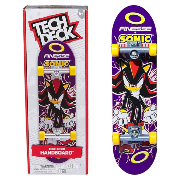 Tech Deck Finesse X Sonic The Hedgehog Mini Skateboards