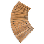 Wood 4' Curved Garden Pathway