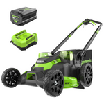 Greenworks 80V 25" Cordless Battery Dual Blade Self-Propelled Mower