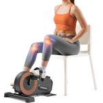 Under Desk Mini Bike Pedal Exerciser w/ 8-Level Magnetic Resistance
