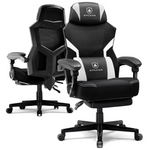 GTPLAYER Ergonomic Fabric Reclining Mesh Gaming Chair
