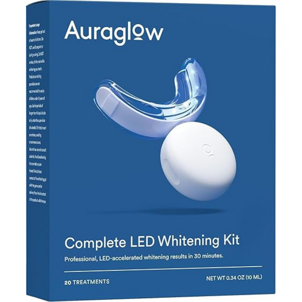 Auraglow Complete LED Faster Teeth Whitening Kit