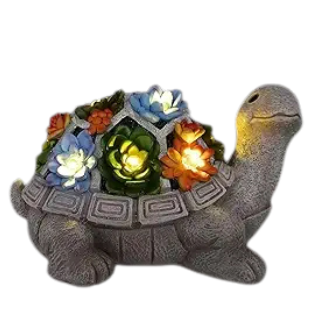 Nacome Solar Garden Outdoor Statues Turtle