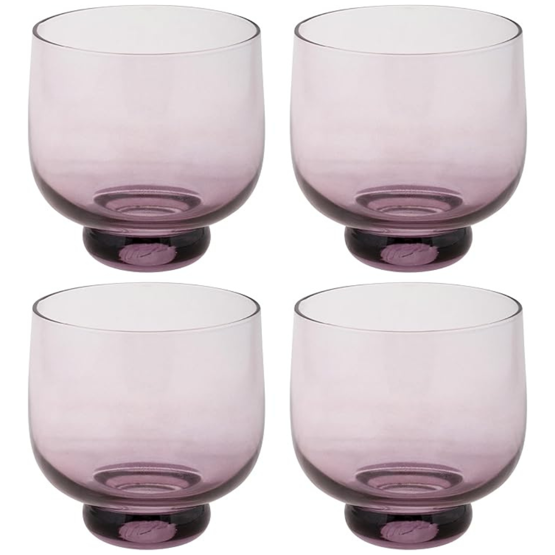 Set Of 4 Karma Modern Lexi Dof, Blackberry