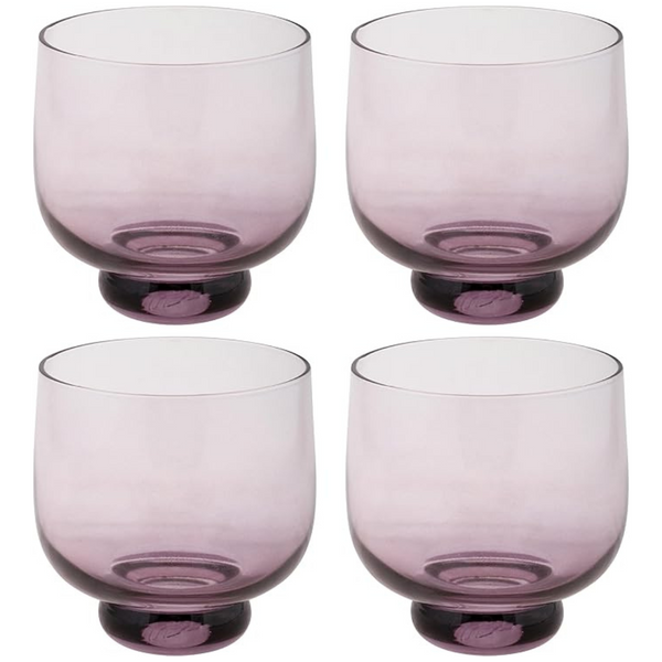 Set Of 4 Karma Modern Lexi Dof, Blackberry