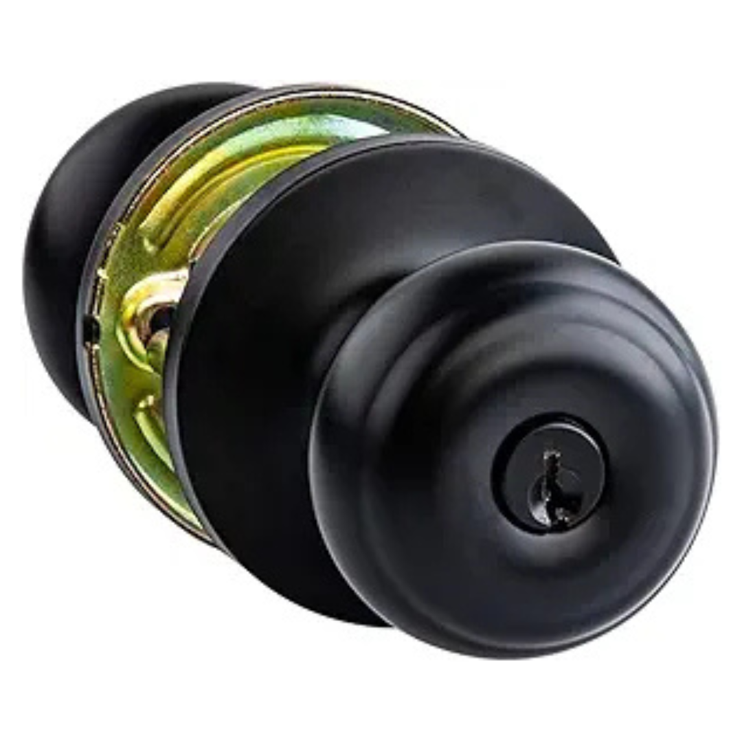 Amazon Basics Classic Exterior Door Knob With Lock